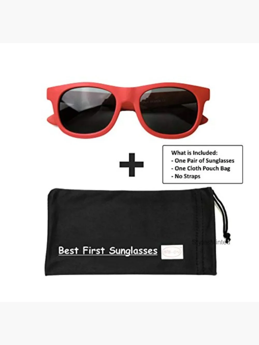 Vintage Baby Toddler Sunglasses Ages 1-2 UV400 Polarized Flexible Frame